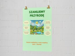 Plakaty edukacyjne. Segregujemy śmieci. Dbamy o przyrodę.