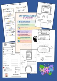 🧠 AUTYZM W SZKOLE – GOTOWY PAKIET KART PRACY  Zrozumienie • Emocje • Sensoryka • Relacje