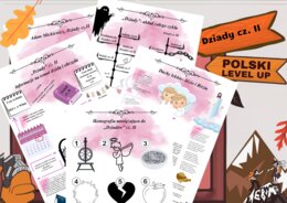 Dziady cz. II (8 stron analiz+18 ikonek+3 okładki+klucz odp.)_Polski Level Up