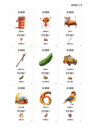 Ja mam ... Kto ma ...? - wyrazy z ó