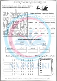 Świąteczna gramatyka - karta pracy dla klas 4-6