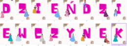 Dzień Dziewczynek - GIRLANDA, NAPIS