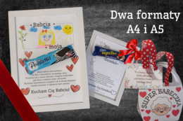 Upominki dla babci i dziadka. Dyplomy, koszyczki na babeczki/ słodycze