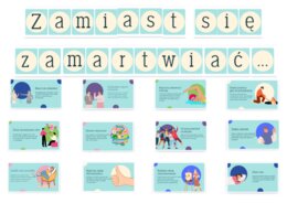 Pomysł na gazetkę szkolną na temat zdrowia psychicznego dzieci i młodzieży: ZAMIAST SIĘ ZAMARTWIAĆ... - Proste kroki do lepszego samopoczucia na co dzień/ Gazetka o zdrowiu psychicznym dzieci i młodzieży / Profilaktyka zdrowia psychicznego