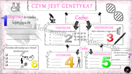 Karta pracy do lekcji multimedialnej „Czym jest genetyka?” Biologia SP – klasa 8, dział I „Genetyka”