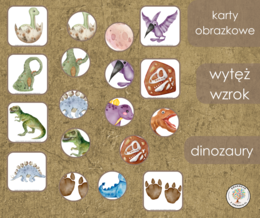 Gra - wytęż wzrok - dinozaury