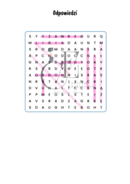 Polonistyczne wykreślanki- klasa 7/8