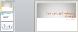 Jak założyć własną firmę - prezentacja