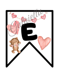 Walentynki girlanda wersja 2