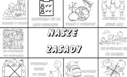 NASZE ZASADY - karta pracy ŚWIETLICA SZKOLNA