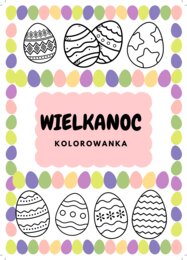 ZESTAW WIELKANOCNYCH KOLOROWANEK