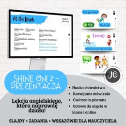 Prezentacja Shine On! 2 – Unit 5 At the Beach