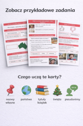 WIELKA I MAŁA LITERA [Karta pracy, sprawdzian]