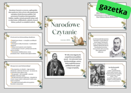 NARODOWE CZYTANIE 2025– Jan Kochanowski – GAZETKA – biblioteka – język polski – wersja 2