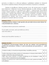 Arkusz egzaminacyjny "Opowieści z Narnii. Lew, czarownica"