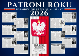 PATRONI ROKU 2026 - Ustanowieni przez Sejm i Senat