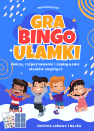 🎯 Matematyczna gra BINGO – Ułamki zwykłe🍀