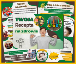 Twoja recepta na zdrowie gazetka +karta pracy