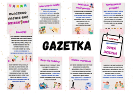 Dlaczego fajnie być dzieckiem? GAZETKA NA DZIEŃ DZIECKA
