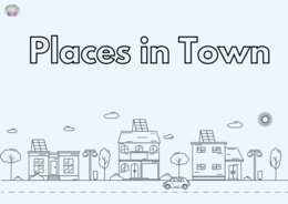 🏙️ Places in Town – dopasuj i ucz się (32 strony)