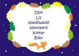 Książka - zwierzęta - wybrane wiersze dla najmłodszych / ciekawostki/ zadania