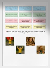 Temat zajęć: „Pomysły na deszczowe dni” . Burza mózgów z dziećmi, co robić w domu, gdy pada deszcz.