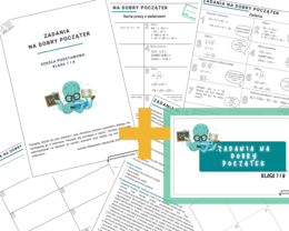 Zadania na dobry początek: Pakiet 3 kart i 3 prezentacji dla klas 4, 5-6 i 7-8 - PROMOCJA!!!