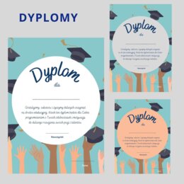 Dyplom uznania dla ucznia, zakończenie roku