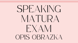 Speaking  matura exam Opis obrazka