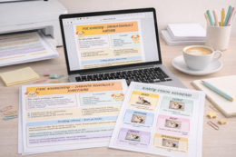 Psie komendy – zabawa ruchowa z kartami