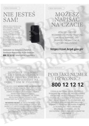 Dziecięcy Telefon Zaufania – materiały informacyjne