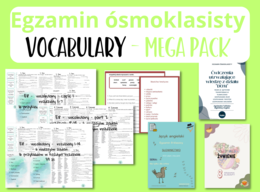 Zestaw Egzamin Ósmoklasisty  - Vocabulary Mega Pack 