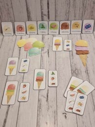 Gra lewopółkulowa - lody - smaki