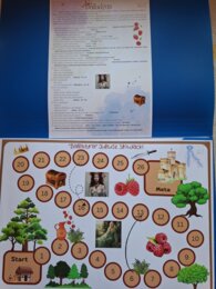 Balladyna - test z lektury, gra dydaktyczna, grywalizacja polonistyczna, gra planszowa