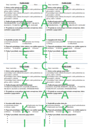PAJĘCZAKI - KARTKÓWKA