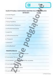 Brainy 5 unit 1 - karty pracy gramatyka