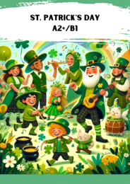 St. Patrick's Day A2+/B1 Dzień Św. Patryka Karty Pracy Worksheet Gotowa Lekcja