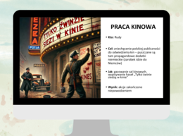 Prezentacja "Kamienie na szaniec" - powtórka - akcje sabotażowe i dywersyjne - egzamin ósmoklasisty