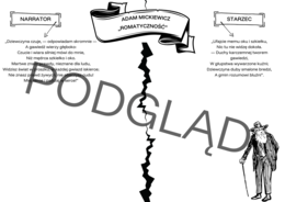 Romantyzm, "Lilije", "Romantyczność" - zestaw notatek graficznych