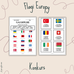 Flagi Europejskie - konkurs