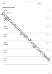 English Class A1+ – Unit 4 – testy