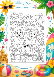 KOLOROWANKI NA WAKACJE