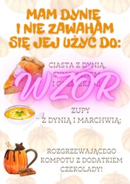 Dzień Dyni, materiały, gazetka ścienna, dekoracje