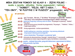 Zestaw do klasy 6 - język polski 