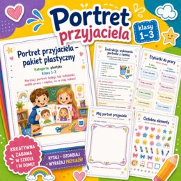 Portret przyjaciela – pakiet plastyczny