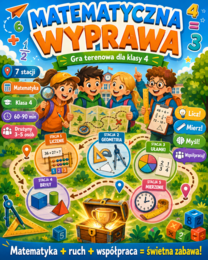 Gra matematyczna- utrwalenie wiedzy po klasie 4