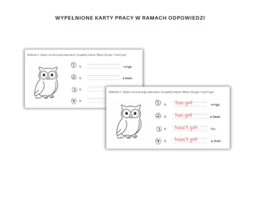 Tiger and Friends Klasa 3 Unit 2 Nazwy części ciała Opis zwierzat Dodatkowe Ćwiczenia Karty Pracy