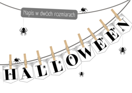 Napis „HALLOWEEN”