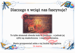 🧩„Liczba π, która potrafi zaskoczyć” – gazetka tematyczna