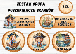 ZESTAW GRUPA POSZUKIWACZE SKARBÓW